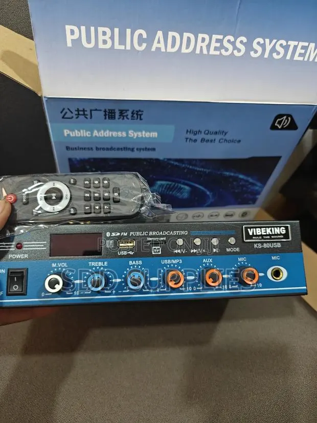 Vibeking KS-80USB 80 Watts Mini Amplifier Bluetooth,USB Karoake · Photo 1