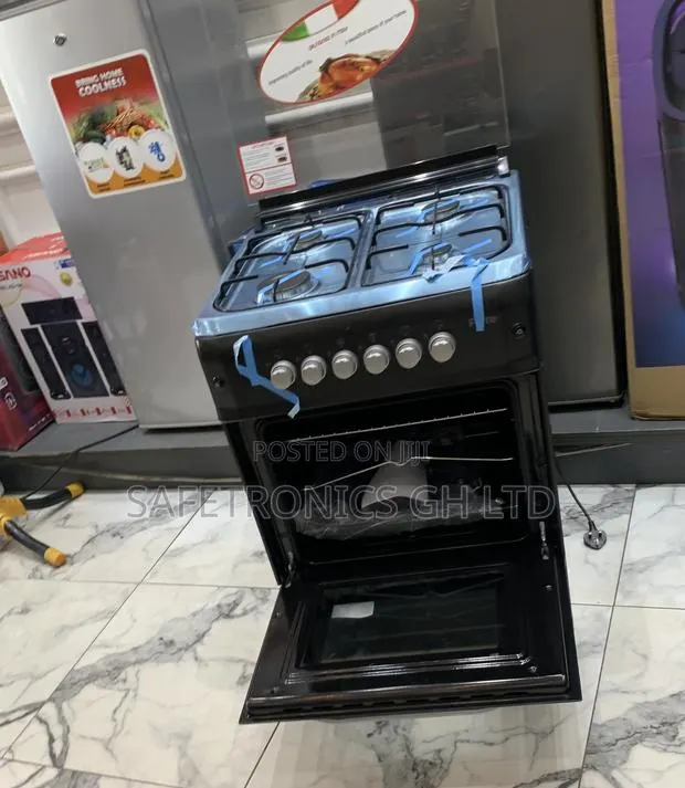 Order New Black Ferre 60x60 4 Burner Gas Cooker, Auto Ignition · Photo 1