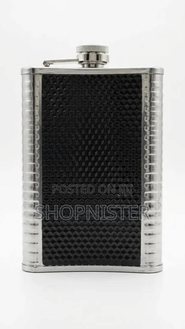 Premium Textured Stainless Steel Flask · Photo 1