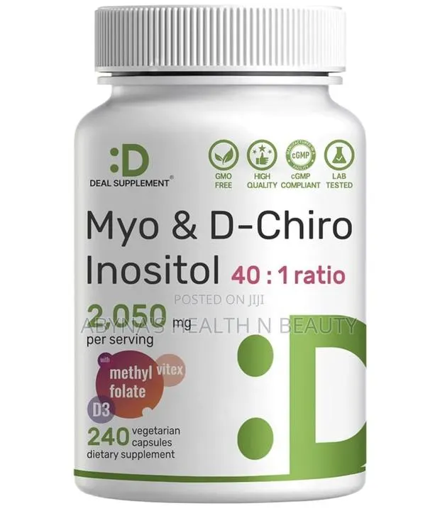 Myo D- Chiro Inositol With Folate, Vit D3 +Vitex · Photo 1