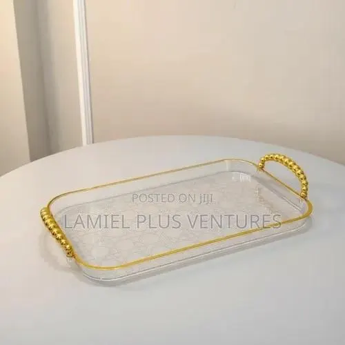Transparent Classic Serving Tray(1pc) · Photo 1