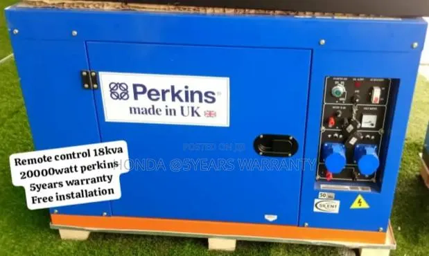 Green Wave Energy Perkins 18kva 20000watt Generator Diesel · Photo 1