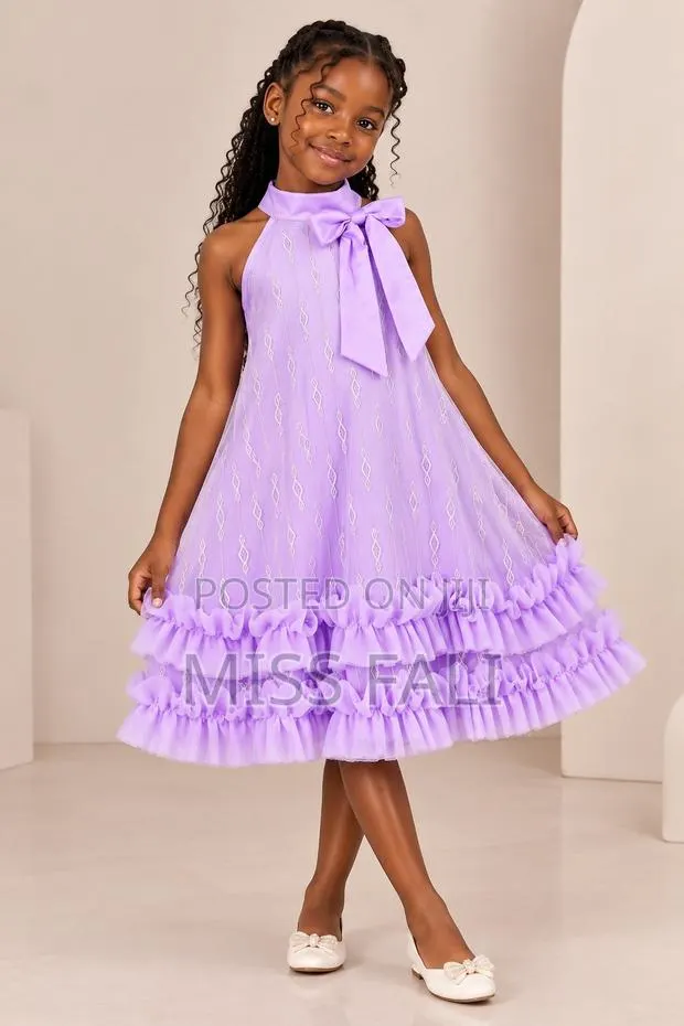 Lilac Dream Ruffle Dress. 7-8Years · Photo 1