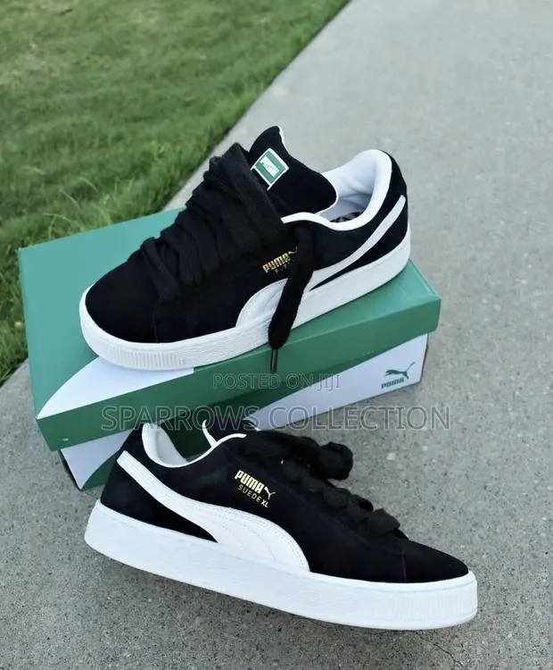Original Puma Suede Xl Black and White · Photo 1