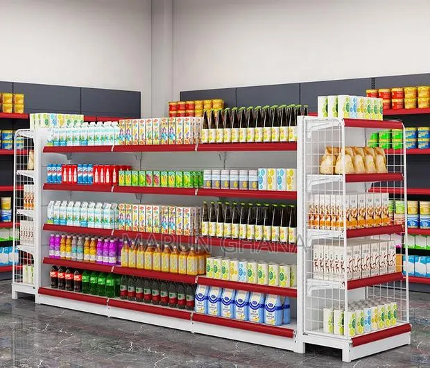 Heavy Duty Metal Supermarket Shelves Retail Store Display Racks · Photo 4