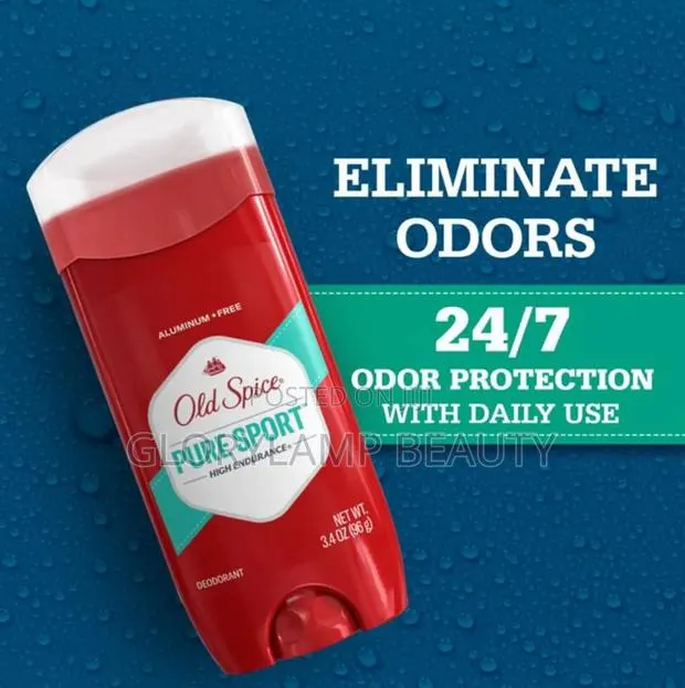 Old Spice Pure Sport High Endurance Deodorant – Aluminum Free – 96g · Photo 1