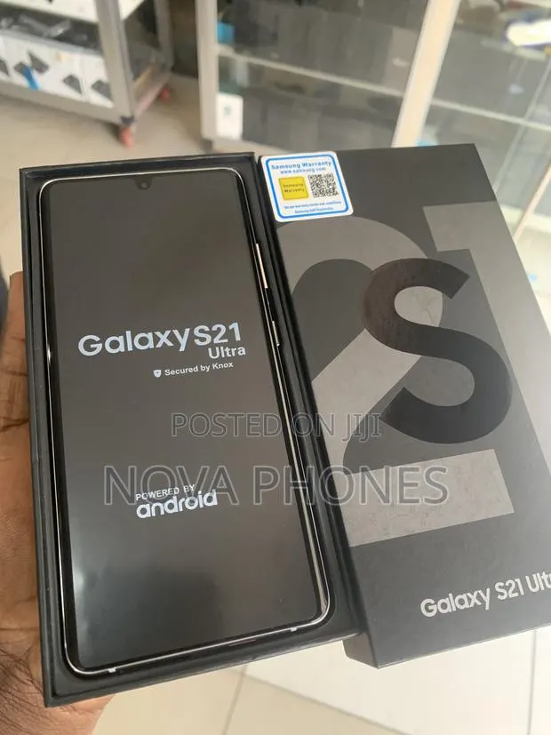 New Samsung Galaxy S21 Ultra 5G 256 GB Black · Photo 1