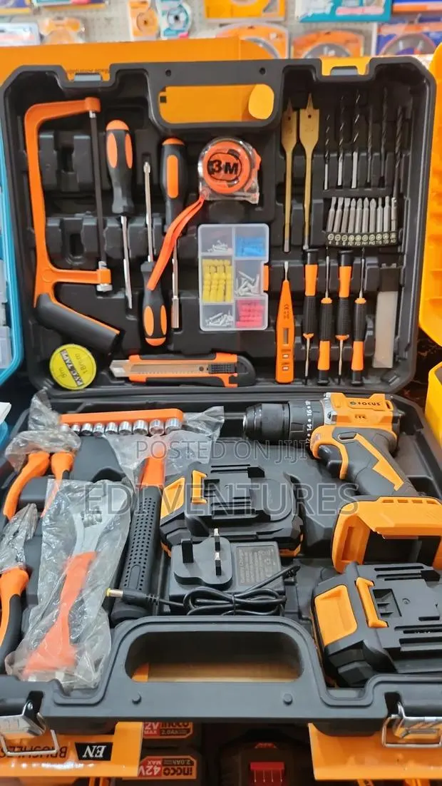 FoCus Cordless Impact Drill and Accessories Combo Set · Photo 1