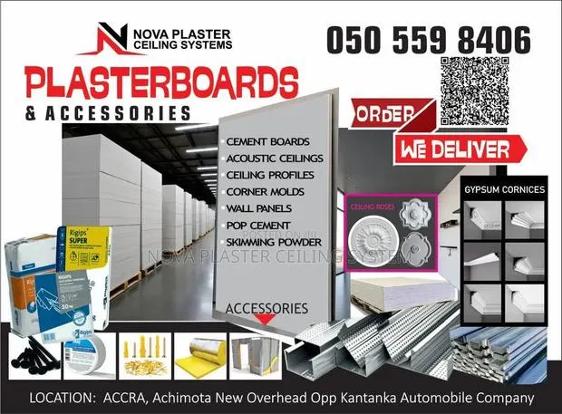 Plasteboards and Accessories · Photo 1