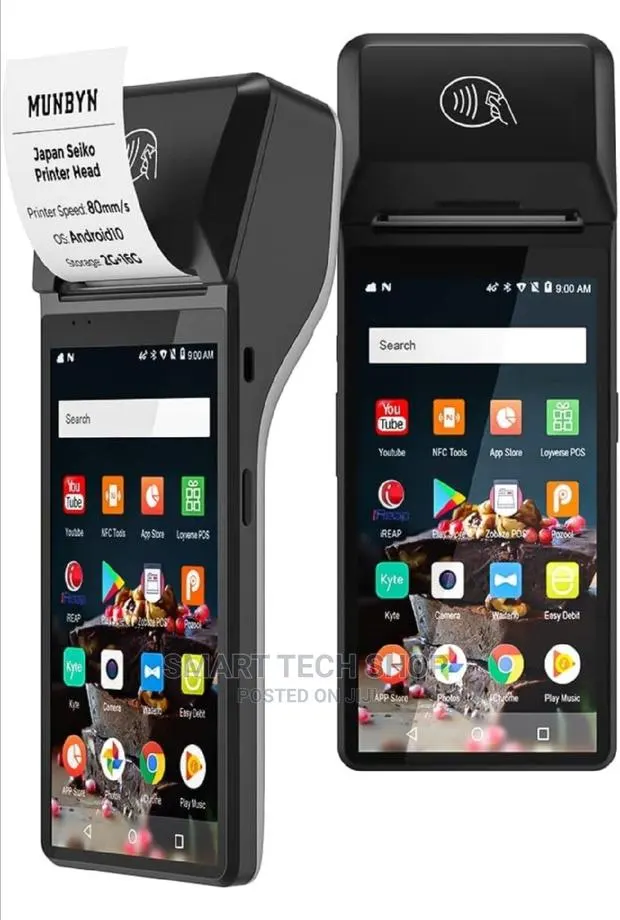 Android 10 Handheld Pos With Sim, 58mm Receipt Printer, 6" · Photo 1