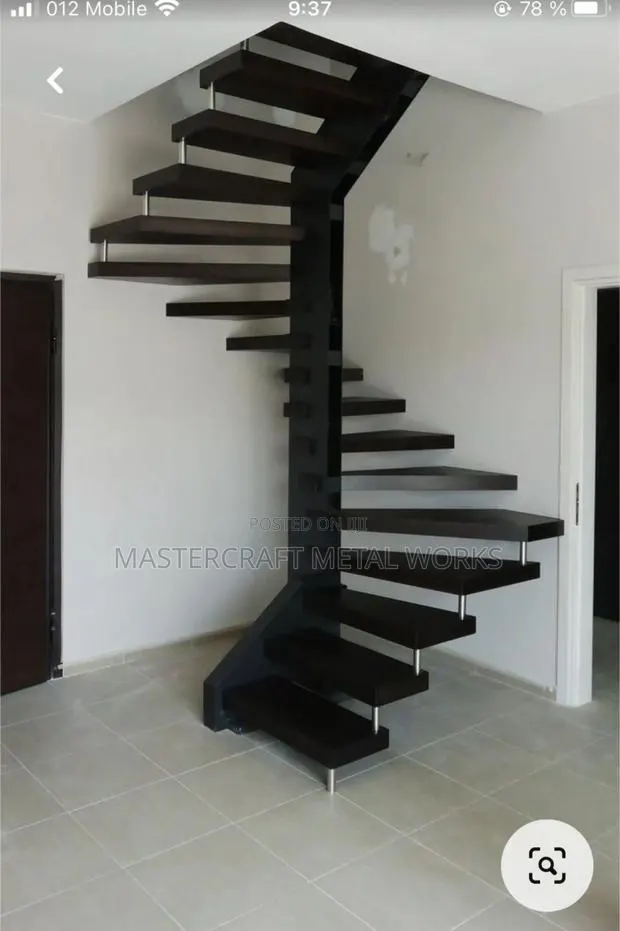 Metal Staircase Spiral Indoor Stairs · Photo 1