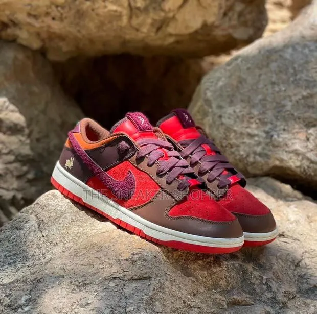 Nike Dunk Low RPM Wine Sneakers · Photo 1