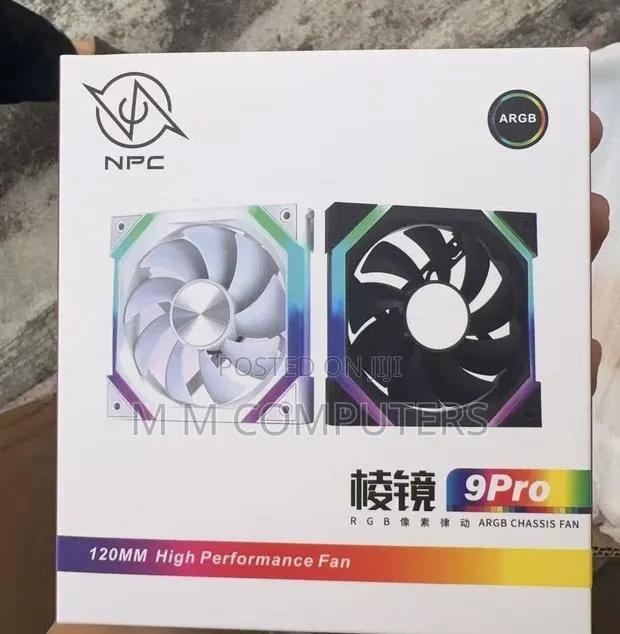 9Pro RGB Computer Case Cooling Fans · Photo 1