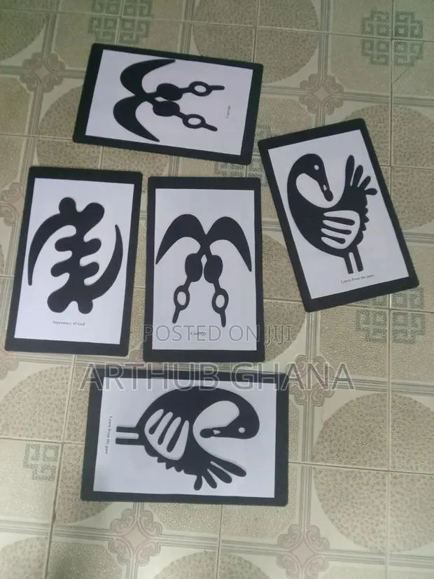 Handmade African Wall Art Decor|Adinkra Symbol Wall Art · Photo 1