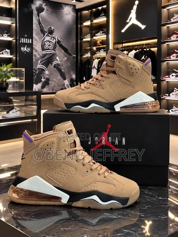 Original Air Jordan 6 Goretex Brown Kelp · Photo 1