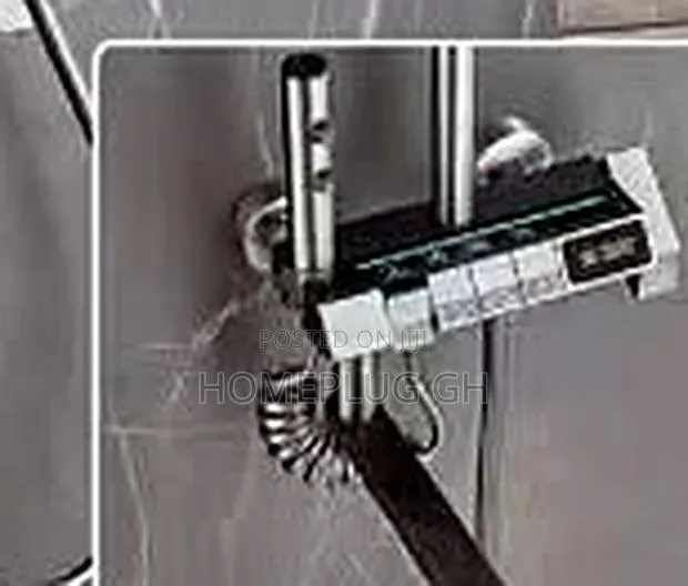Concealed Shower Mixer Set – Gray Square (AL-406) · Photo 1