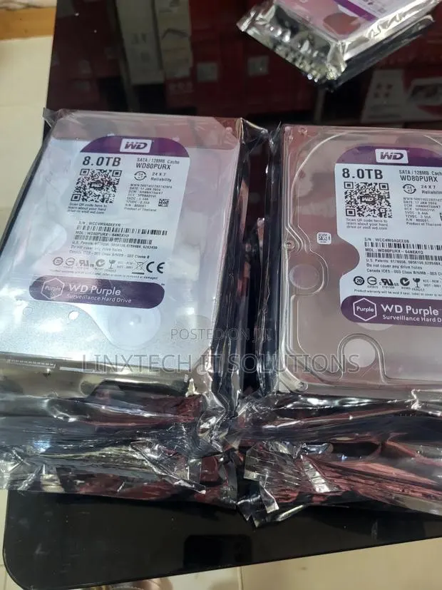 8tb HDD Wd Surveillance Drive