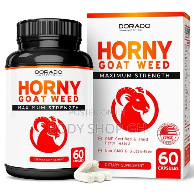 Horny Goat Weed -Maximum Strength -Maca, Ginseng, L-Arginine, Tribulus · Photo 1