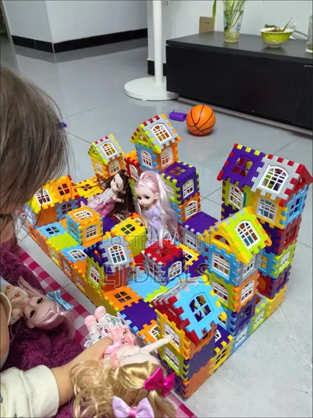 Extra Large Building Blocks Safe for Children 210 Pieces With Storage · Photo 1