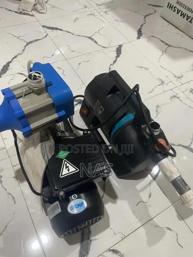 A CNP 0.55 Kw Complete and a Gardena Pump for Sale.