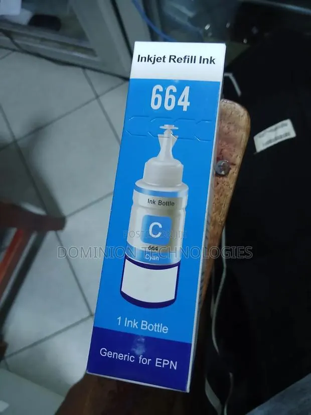 Injet Refill Ink 664 Cyan · Photo 1