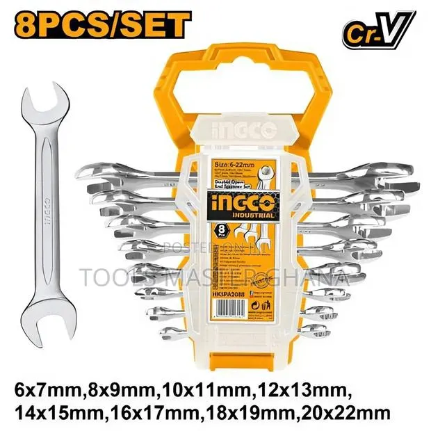 8pcs Double Open End Spanner Set - Hkspa2088 · Photo 1