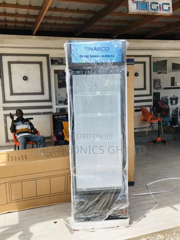 Glass Nasco Nasfl400-1dr Display Singledoor White Fridge · Photo 1