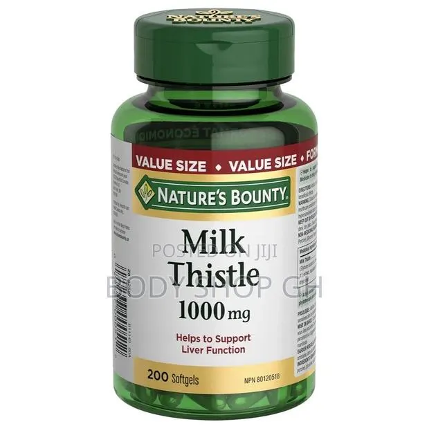 Nature's Bounty Milk Thistle for Liver Health Value Size, 200 Softgels · Photo 1