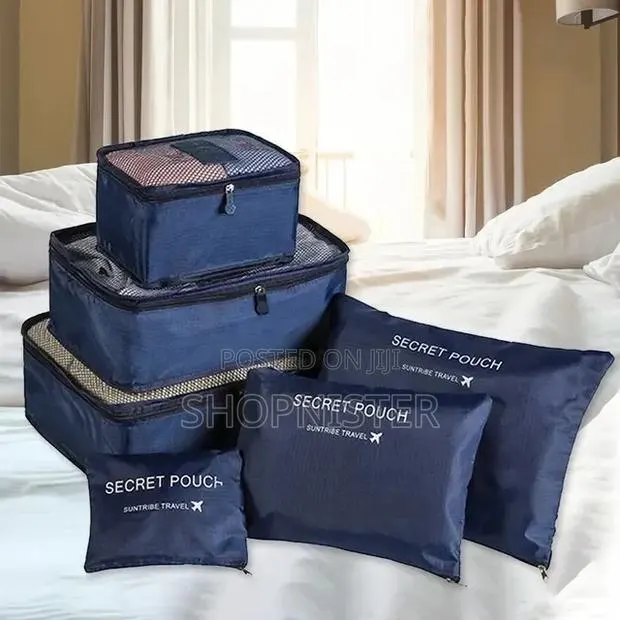 6 Set Travel Pouch Dark Blue · Photo 1