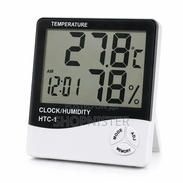 HTC-1 Digital Thermometer Hygrometer Clock · Photo 1