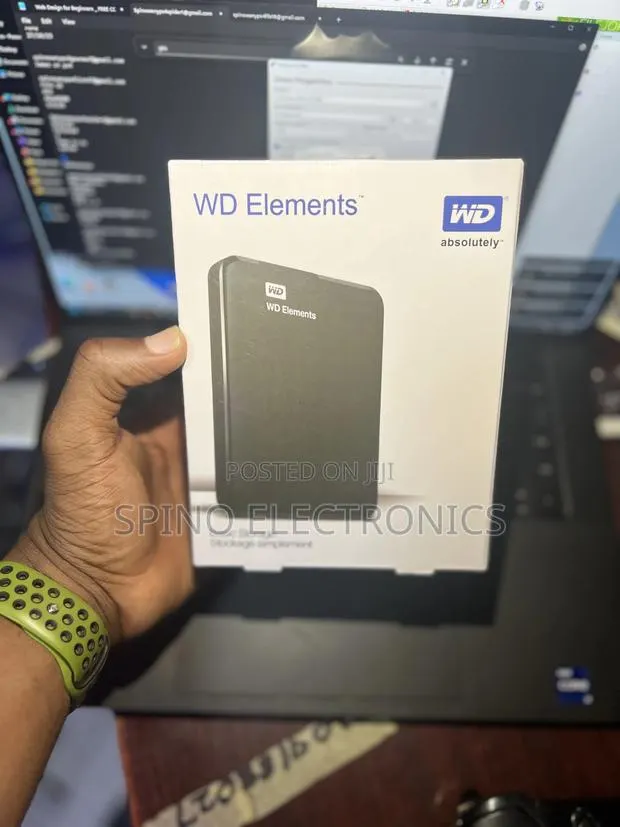 WD External Hard Drive Case Western Digital Elements (Black) · Photo 1