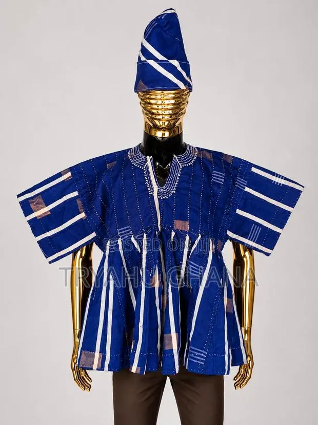 Affordable Premium Batakari Smock Shop in Ghana-Tryahu Smock Price · Photo 1