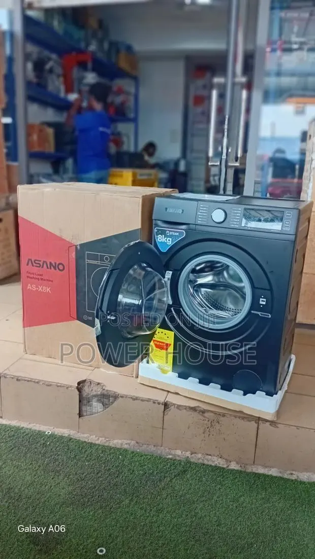 Clean Better With Asano 8kg Washing Machine Asano 8kg · Photo 1