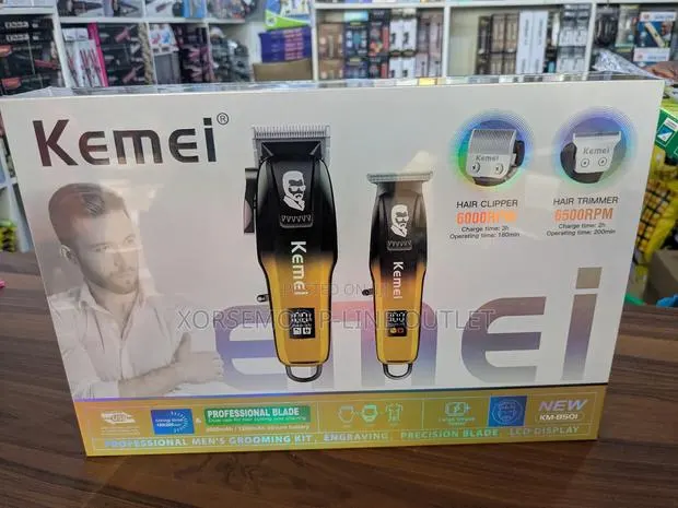 2 in 1 Chargeable Kemei Clipper · Photo 1