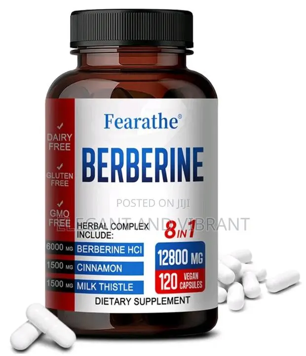 Berberine With Ceylon Cinnamon 6000mg 120 Caps Heart Health Immune · Photo 1
