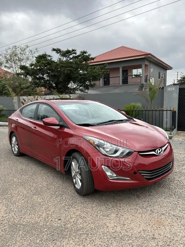 Hyundai Elantra Limited 4dr Sedan (1.8L 4cyl 6A) 2014 Red · Photo 1