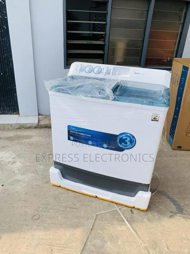 Purchase Midea 18 KG Twin Tub Semi Automatic Washing (MT100W180/WGH · Photo 1