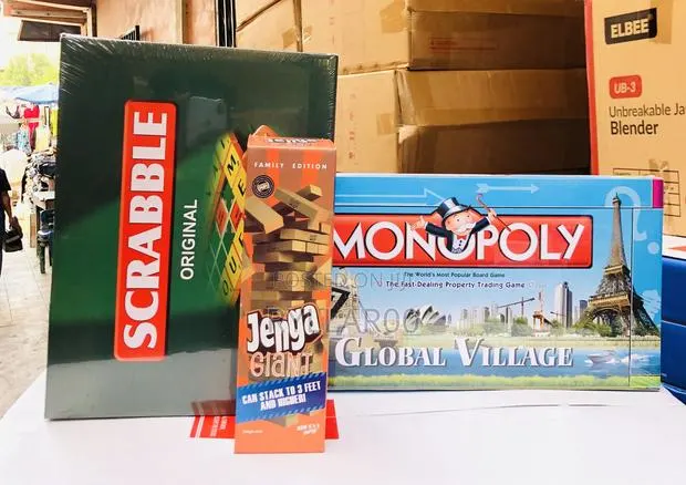 Jenga,Monopoly and Scrabble Game · Photo 1