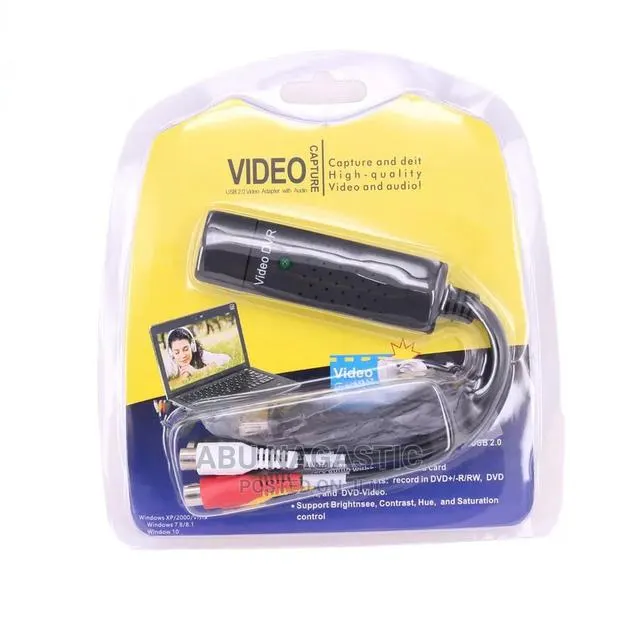 Portable Easy Cap USB Audio Video Capture Card Adapter · Photo 1