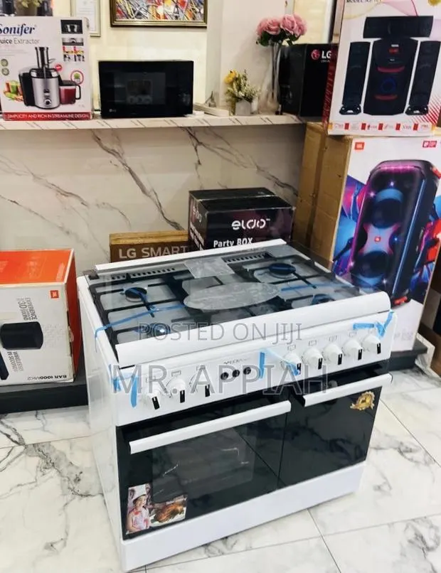 Durable Mideatech 5 Gas Burner(White)Auto Rotisserie · Photo 1