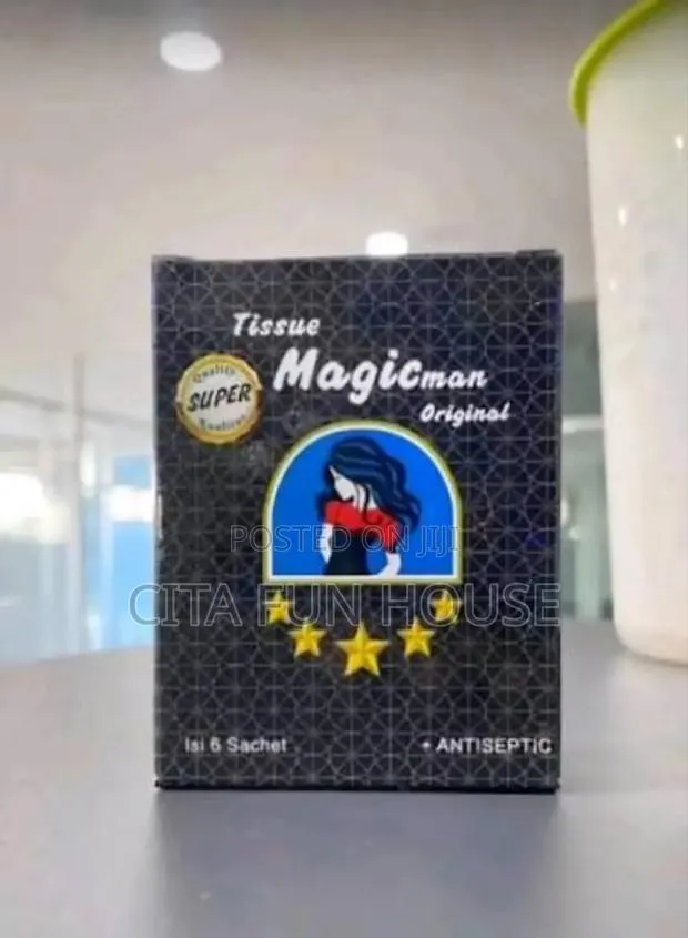 Original Super Magic Man Delay Ejaculation Tissue or Wipes · Photo 1