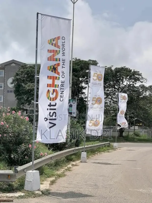 Telescopic Flags Poles for Rent