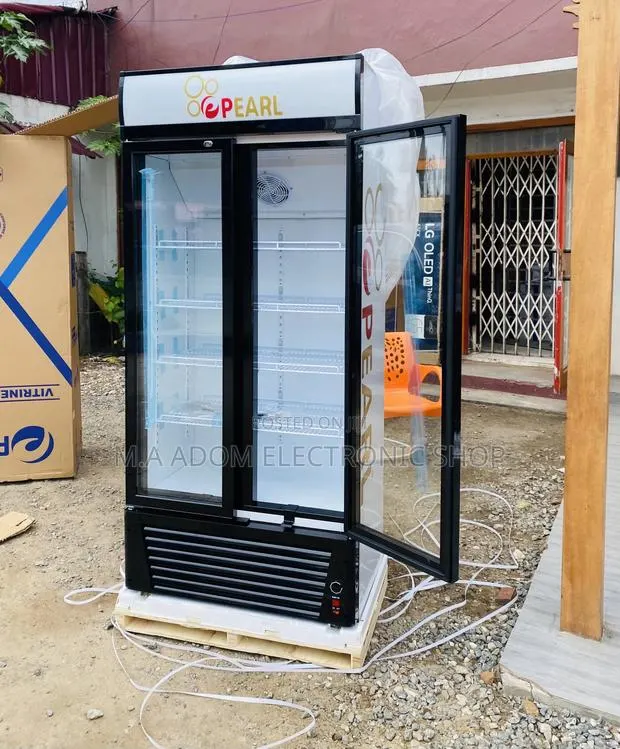 Brand New Pearl PVC-662-2B 2 Door Electric Beverage Cooler. · Photo 1