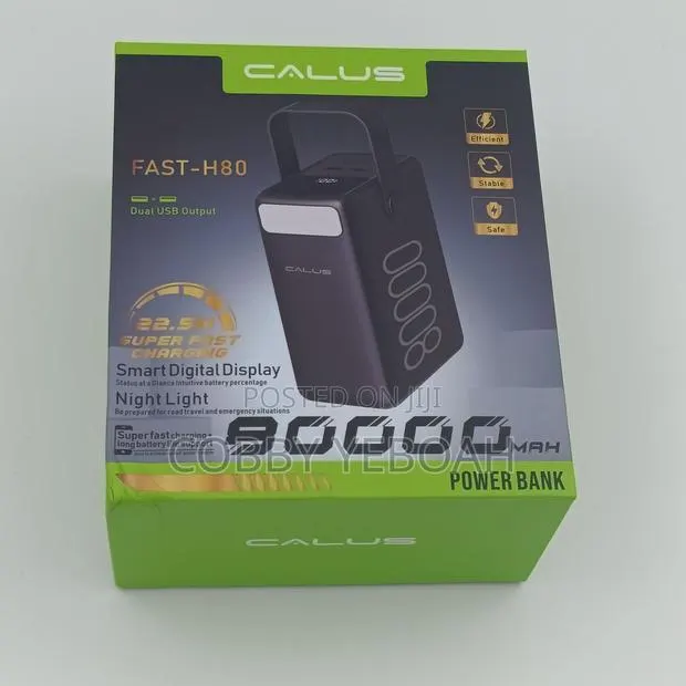 Calus Power Bank (Fast-H80 ) 80,000mah Ultra Large Capacity · Photo 1