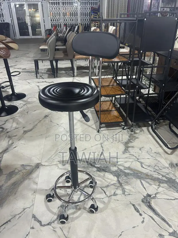 Modern Saloon Stool With Backrest Adjustable · Photo 1