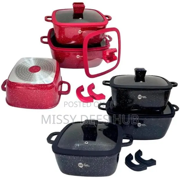 HK 8pcs Die-Cast Aluminum Cookware Set · Photo 1