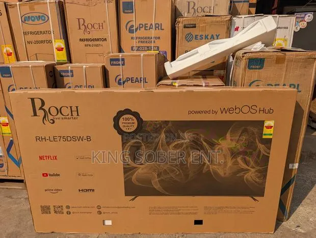 Roch 75 Webos Smart Uhd Tv With 2 Remotes · Photo 1