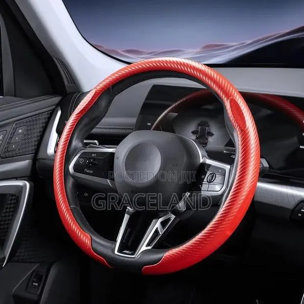 This Is Original Universal Cars Steering Cover Fiber Matte Carbon · Photo 1