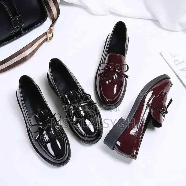 Leather Women Loafers British Tassel Casual Female Flat Shoe · Photo 1