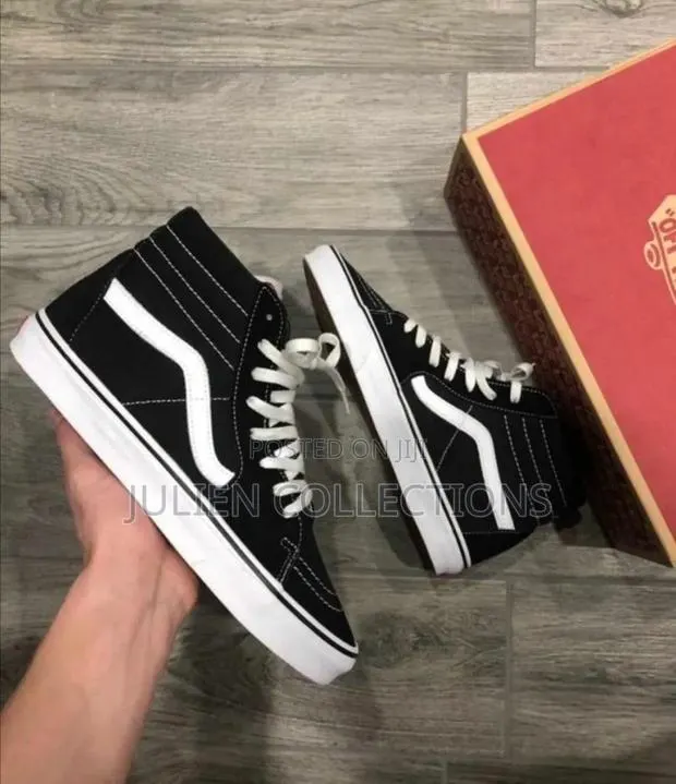 Old Skull Vans Long Black and White · Photo 1